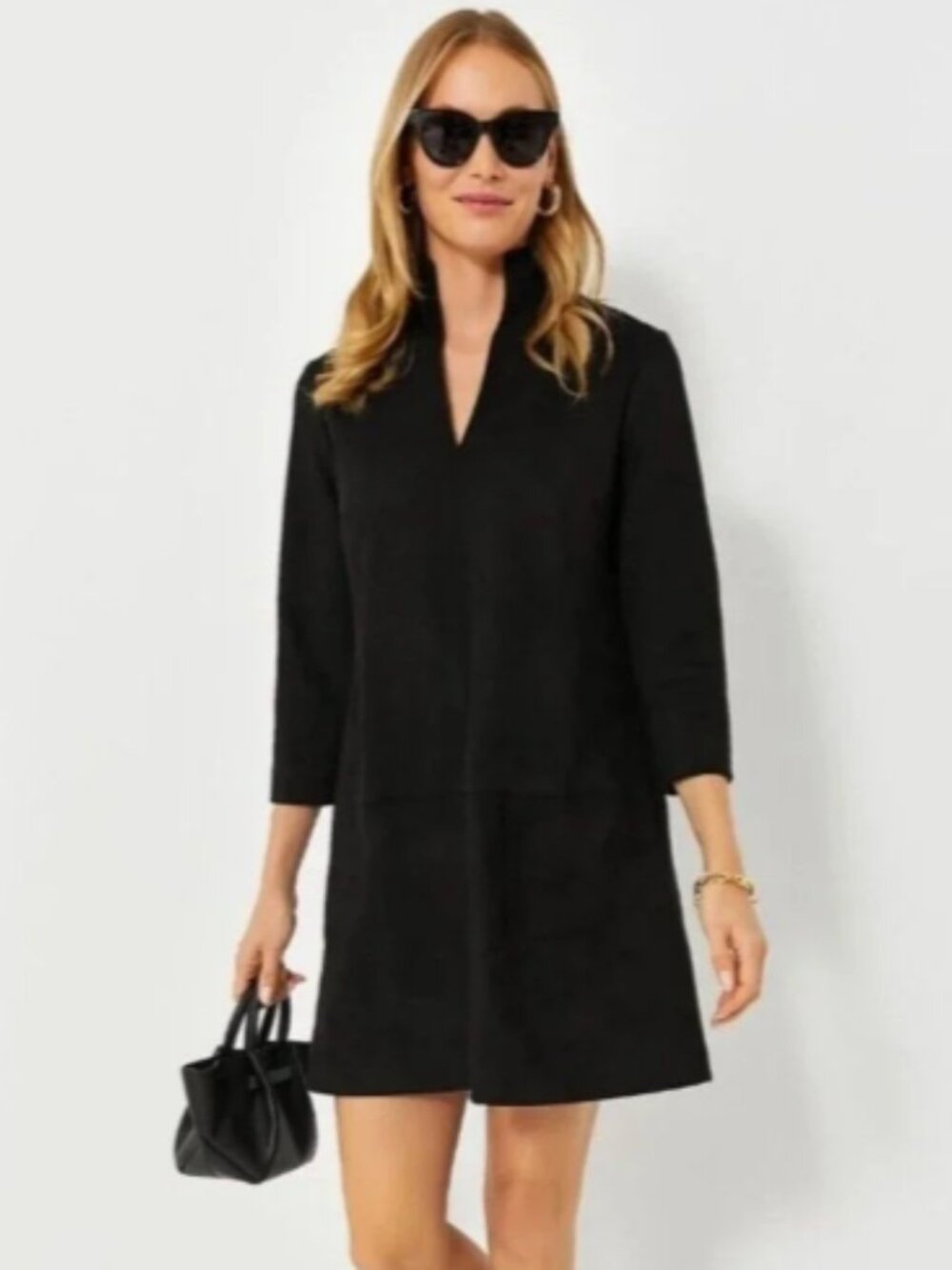 Tuckernuck Black Suede Clifton Dress - Sz M